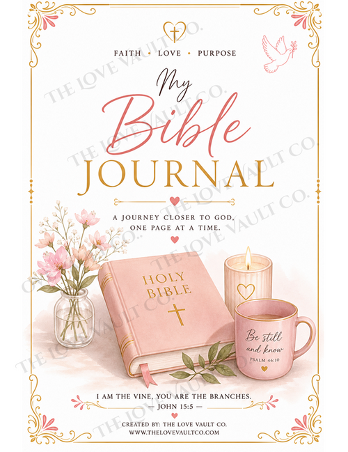 Faith Journal Printable Bundle | Bible Study, Prayer Tracker & More