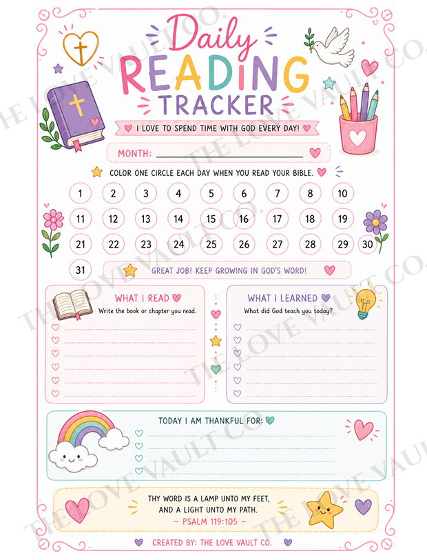 Kids Faith Journal Printable Bundle | Faith Journal for Girls
