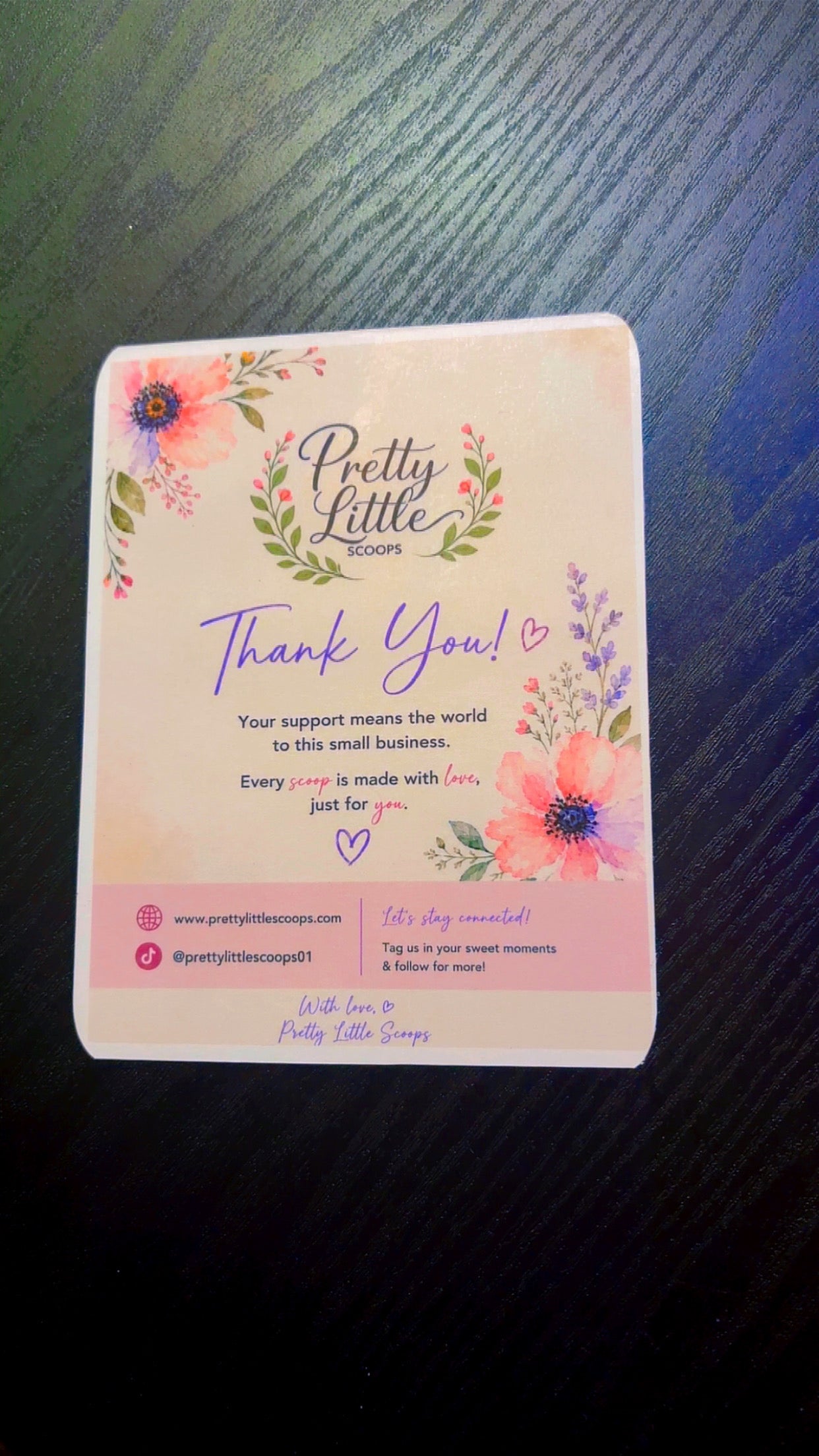 ✨ CUSTOM BUSINESS THANK YOU CARDS ✨