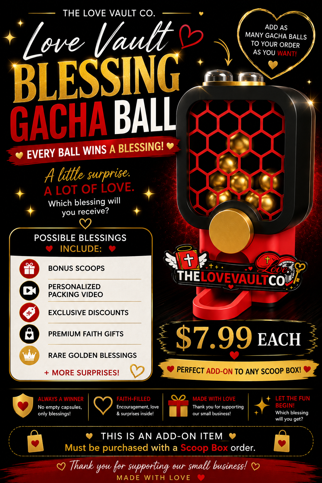 ✨ Love Vault Blessing Gacha Ball ✨